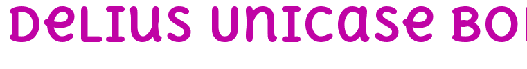Delius Unicase Bold